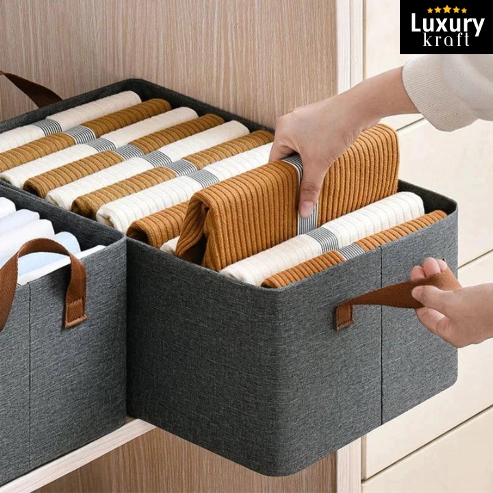 WardrobeBox™ Compact Foldable Organisers | 🔥 COMBO PACK🔥 (Buy 6 Get 6 Free)