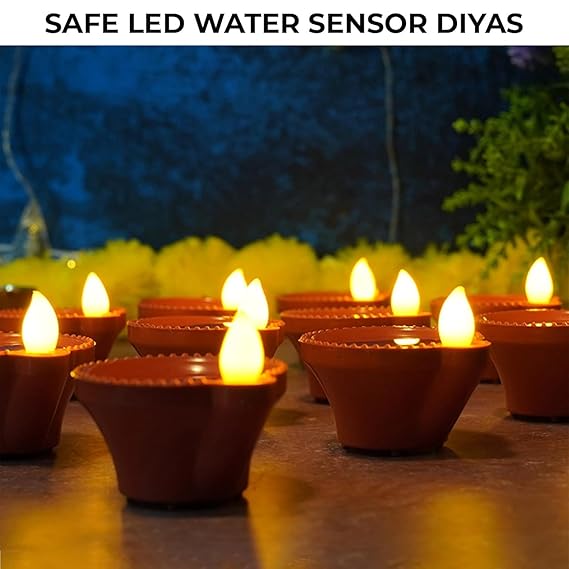 Smokeless Water Senor Diyas ( RE-USABLE & LONG LASTING) ✨