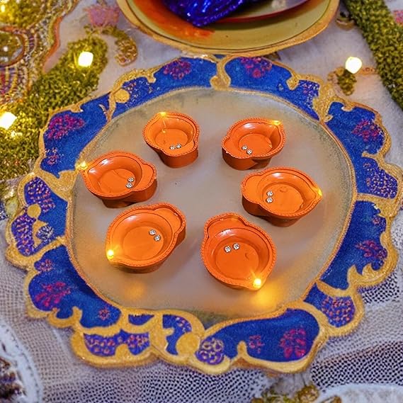 Smokeless Water Senor Diyas ( RE-USABLE & LONG LASTING) ✨