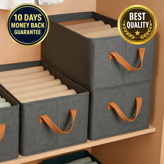 WardrobeBox™ Compact Foldable Organisers | 🔥 COMBO PACK🔥 (Buy 6 Get 6 Free)